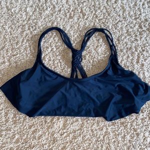 Black bathing suit top